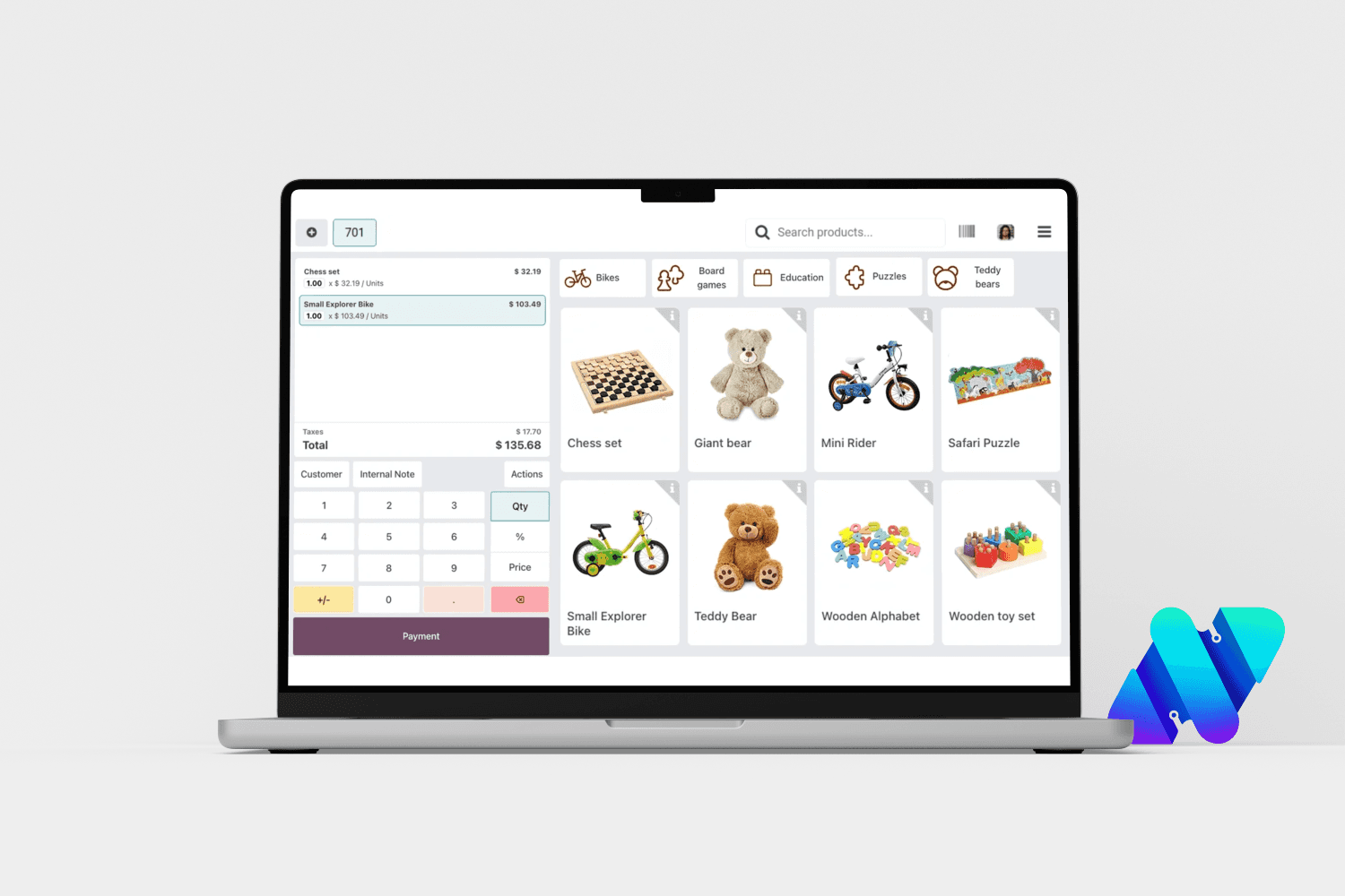 Leverandørstyringssystem for lekebutikker