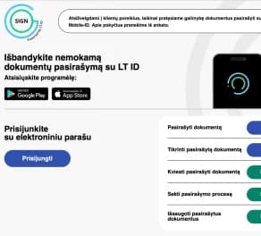 Electronic documents signing system